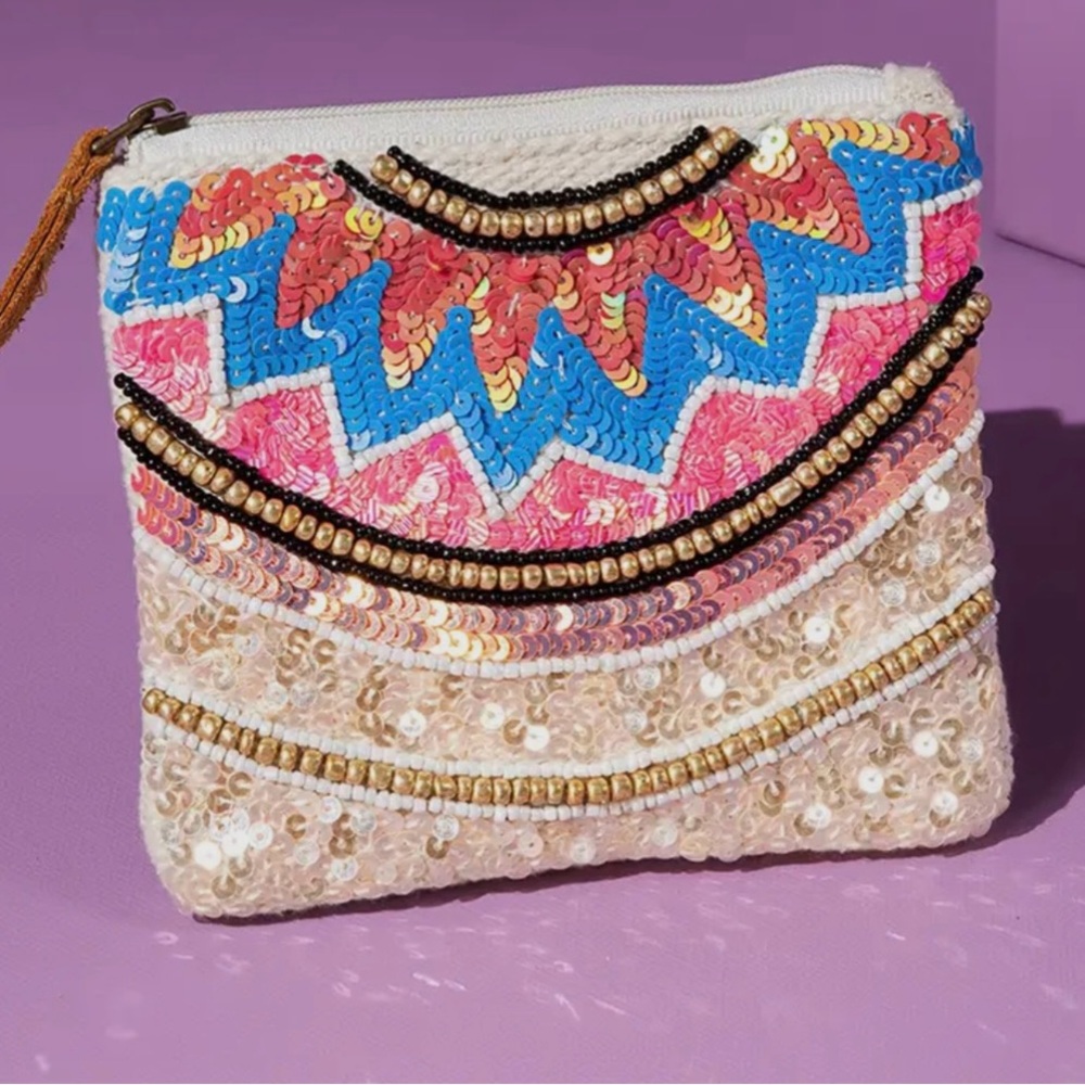 Colorful Sequin Pouch
